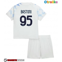Otroške Nogometnih dresov Inter Milan Alessandro Bastoni #95 Gostujoči 2025-26 Kratki rokavi (+ hlače)